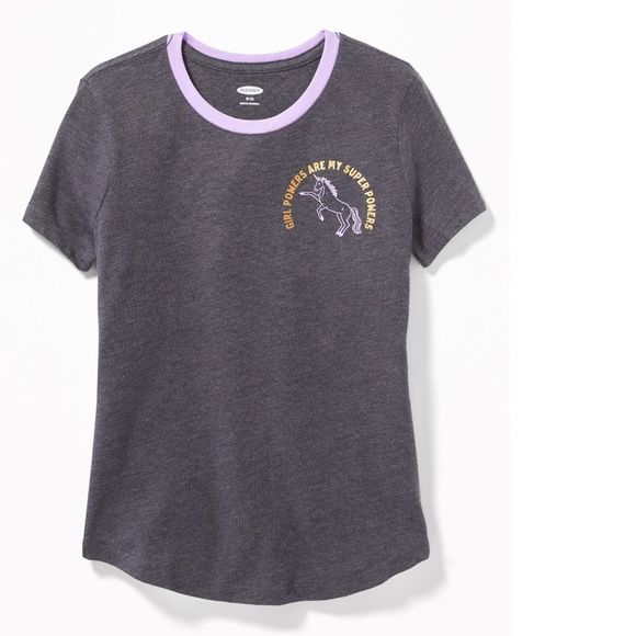 NWT Old Navy Graphic Crew-Neck Tee for Girl Bundle size M (8) - Picture 2 of 8